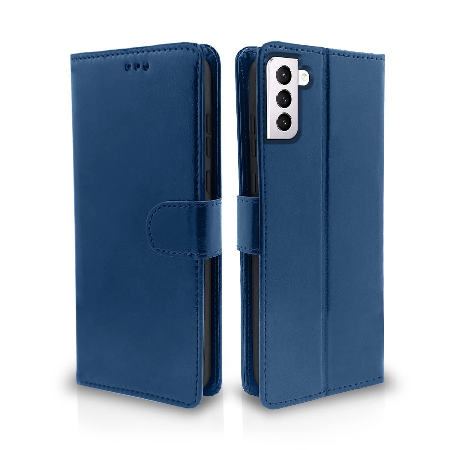 Pikkme Samsung Galaxy S21 FE 5G Vintage Flip Cover | Blue