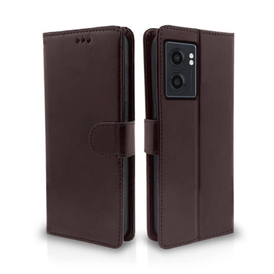 Pikkme Realme Narzo 50 5G / Oppo K10 5G Vintage Flip Cover | Coffee