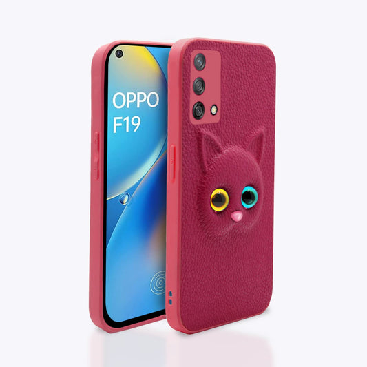 Pikkme Oppo F19 Cat Case | Pink