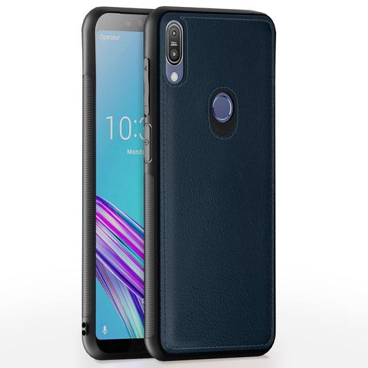 Pikkme Asus Zenfone Max Pro M1 Leather Back Cover | Blue