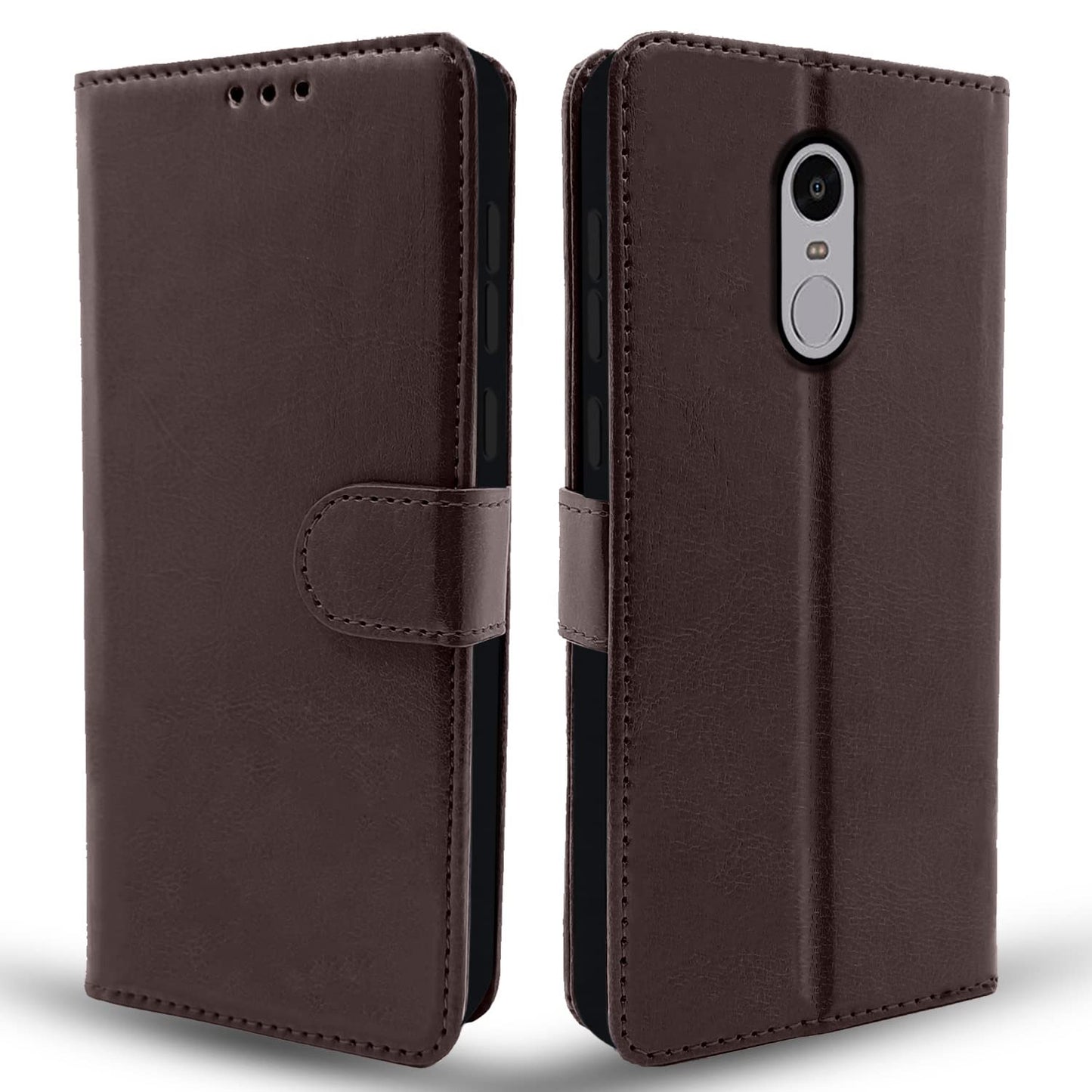 Pikkme Xiaomi Redmi Note 4 Vintage Flip Cover | Coffee