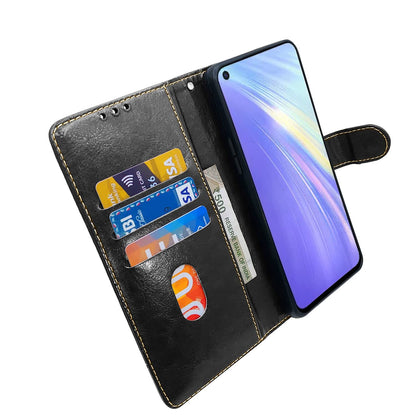 Pikkme Realme 7 / Narzo 30 4G / Narzo 20 Pro Constrast Flip Cover | Black & Brown