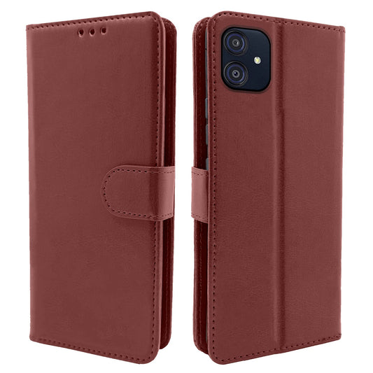 Pikkme Samsung Galaxy M04 / F04 / A04e Vintage Flip Cover | Brown