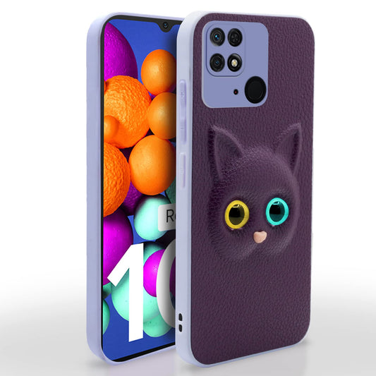 Pikkme Mi Redmi 10 / Redmi 10 Power  Cat Case | Purple