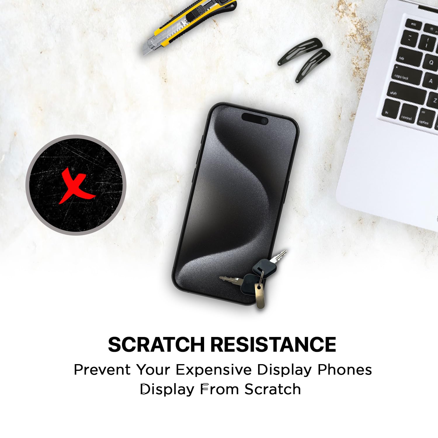 Pikkme iPhone 15 Pro Max Tempered Glass