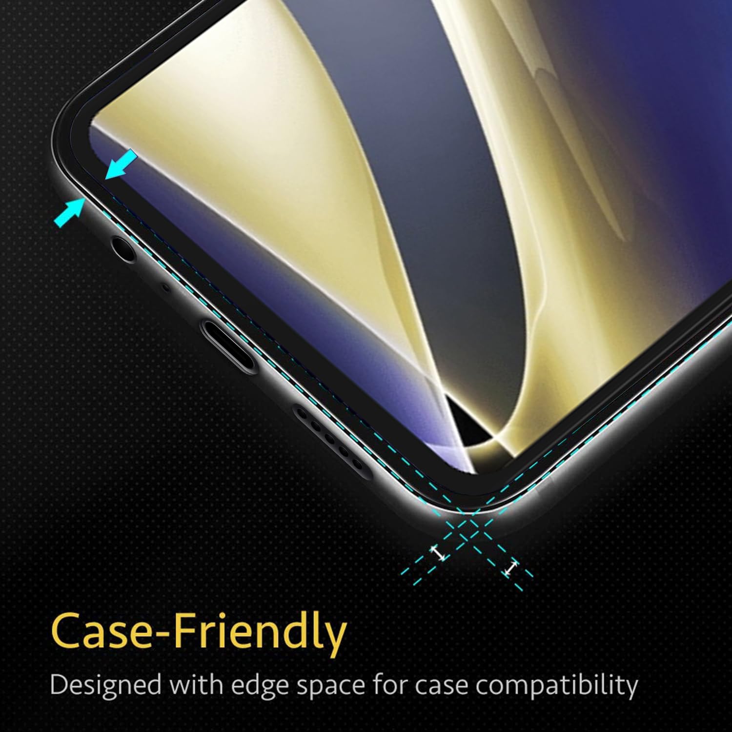 Pikkme tempered glass screen guard for Moto G51 – photo 3