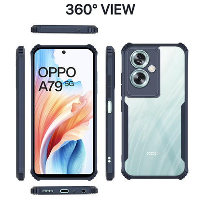 Pikkme Oppo A79 5G Eagle Back Cover (Blue)