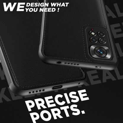 Pikkme Redmi Note 11/Note 11s Leatherback black phone cover – photo 4