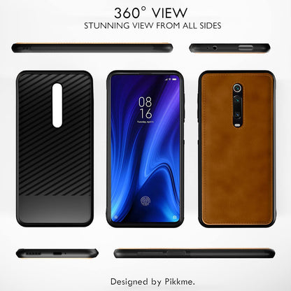 Pikkme Redmi K20 / K20 Pro Leather Back Cover | Brown