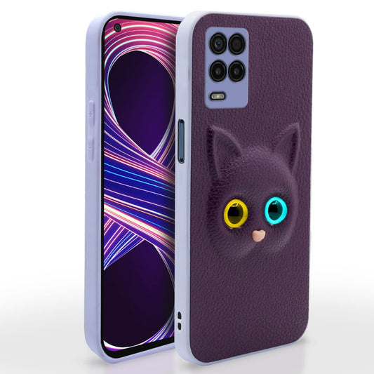 Pikkme Realme 8 5G/8s 5G/Narzo 30 5G Cat Case | Purple