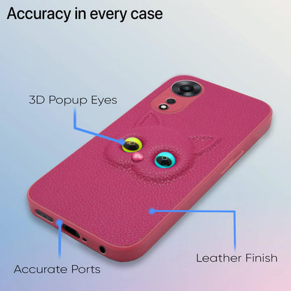 Pikkme Oppo A78 5G Cat Case | Pink