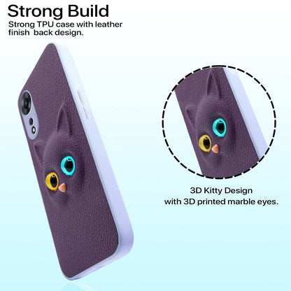 Pikkme Oppo A78 5G Cat Case | Purple