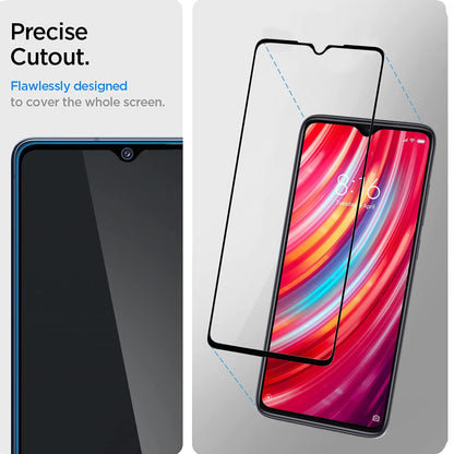 Pikkme Redmi 9 Power Tempered Glass Screen Protector Edge To Edge Coverage With Easy Installation Kit