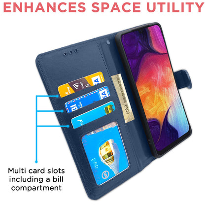 Pikkme Samsung Galaxy A50 / A50s / A30s Vintage Flip Cover | Blue