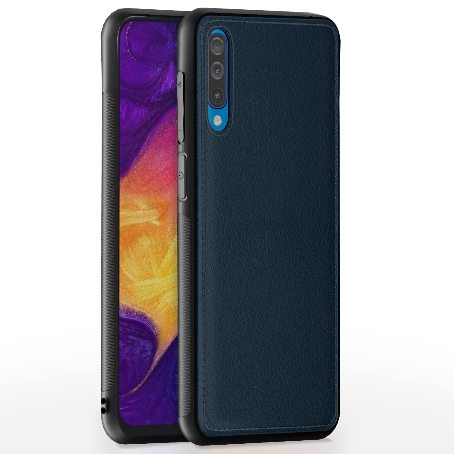 Pikkme Samsung Galaxy A50 / A50s / A30s Leather Back Cover | Blue