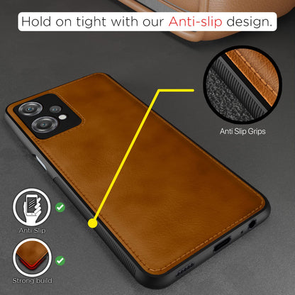 Pikkme OnePlus Nord CE 2 Lite 5G Leather Back Case Brown