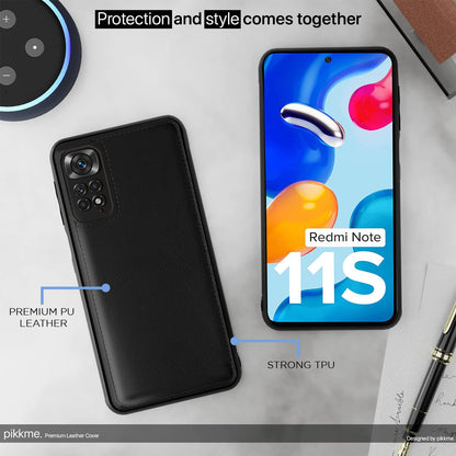 Pikkme black mobile back cover for Redmi Note 11/Note 11s – photo 5