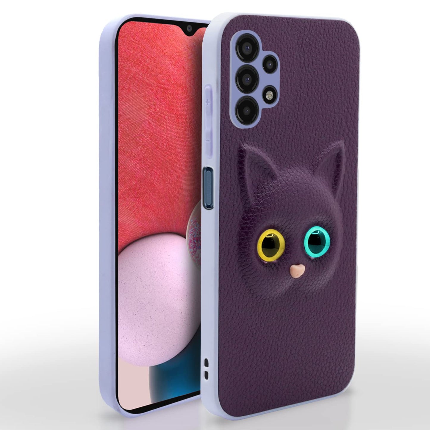 Pikkme Samsung Galaxy A13 4G Cat Case | Purple