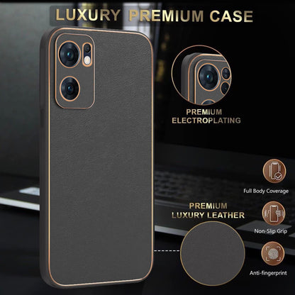 Pikkme Leather Chrome Back Cover