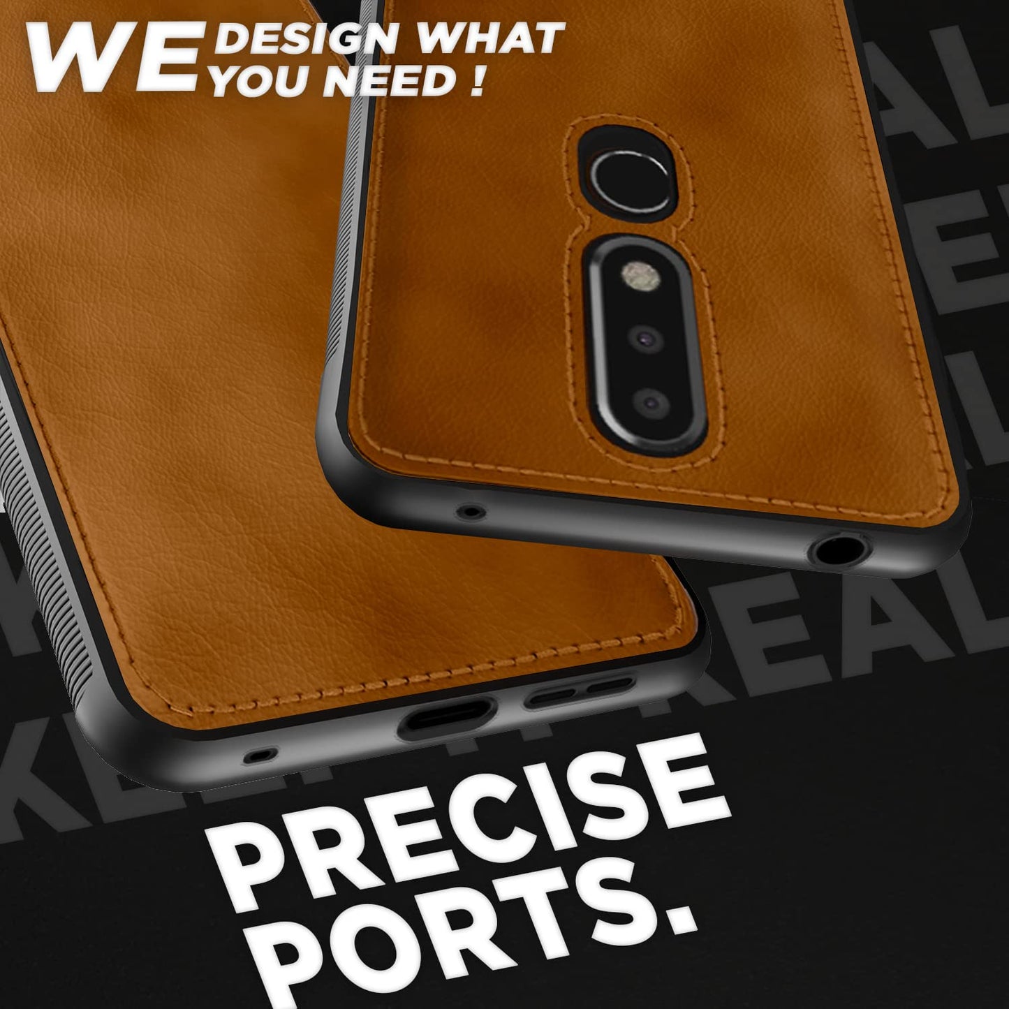 Pikkme Nokia 6.1 Plus Leather Back Cover | Brown