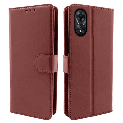 Pikkme Oppo A78 5G Vintage Flip Cover | Brown