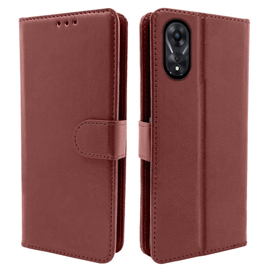 Pikkme Oppo A78 5G Vintage Flip Cover | Brown