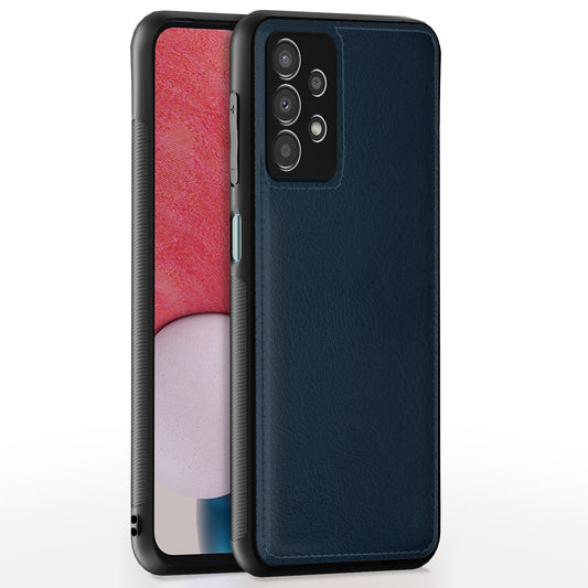 Pikkme Samsung Galaxy A13 4G Leather Back Cover | Blue