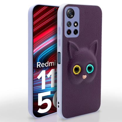 Pikkme Mi Redmi Note 11T 5G / Poco M4 Pro 5G Cat Case | Purple