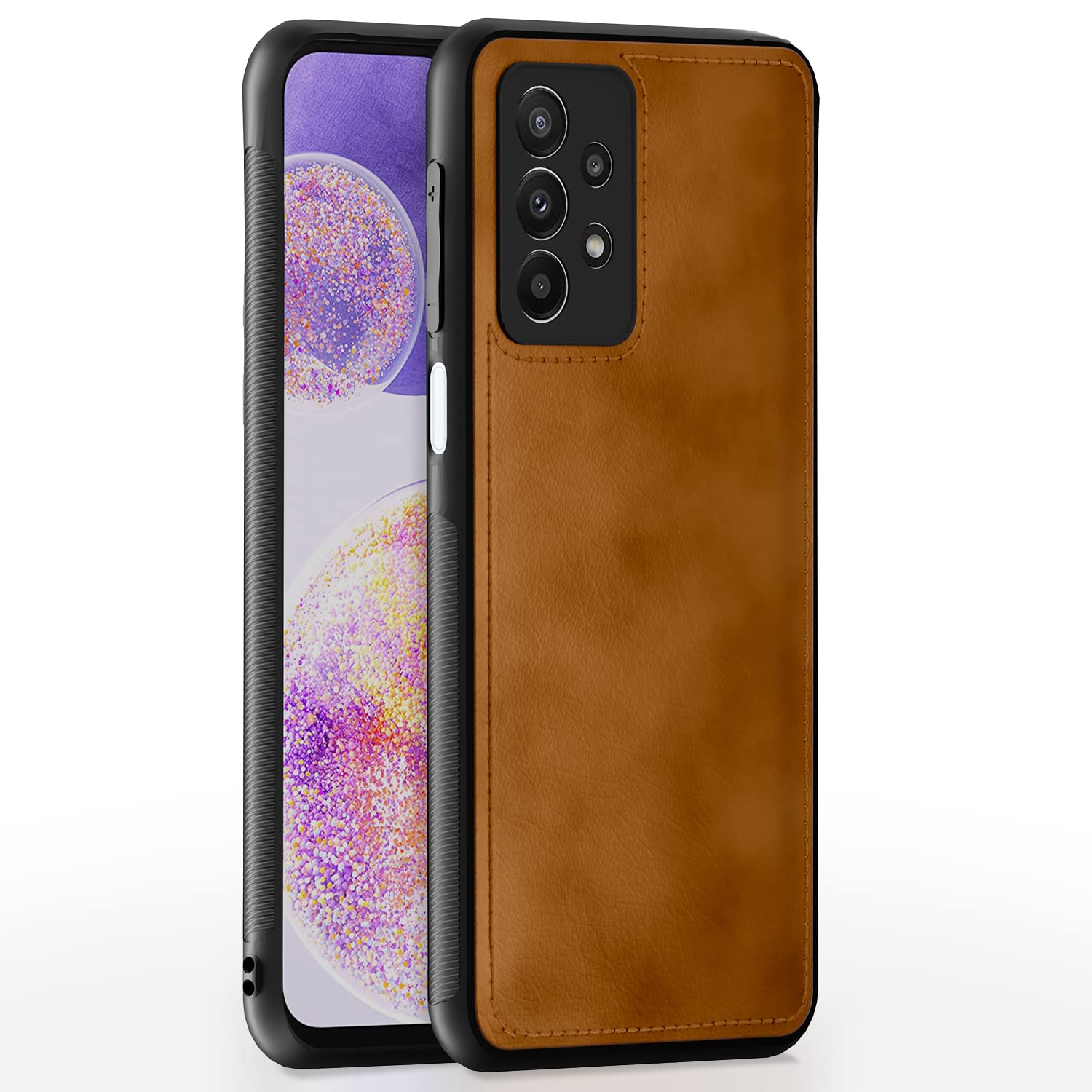 Pikkme Samsung Galaxy A23 4G Leather Back Cover | Brown