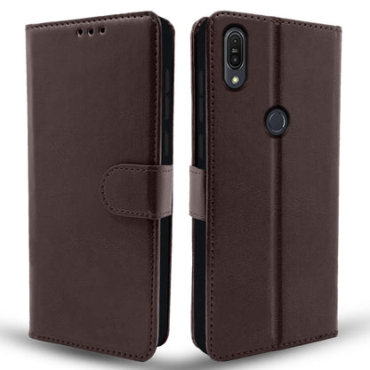 Pikkme Asus Zenfone Max Pro M1 Vintage Flip Cover | Coffee