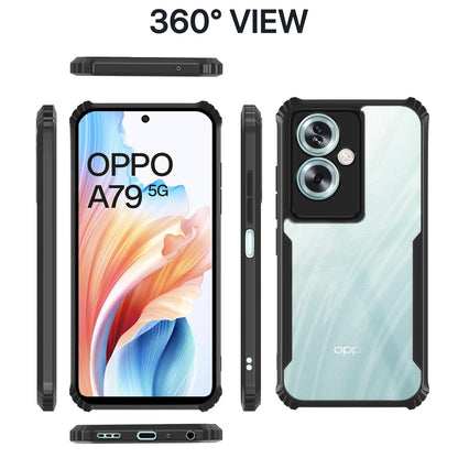 Pikkme Oppo A79 5G Eagle Back Cover (Black)