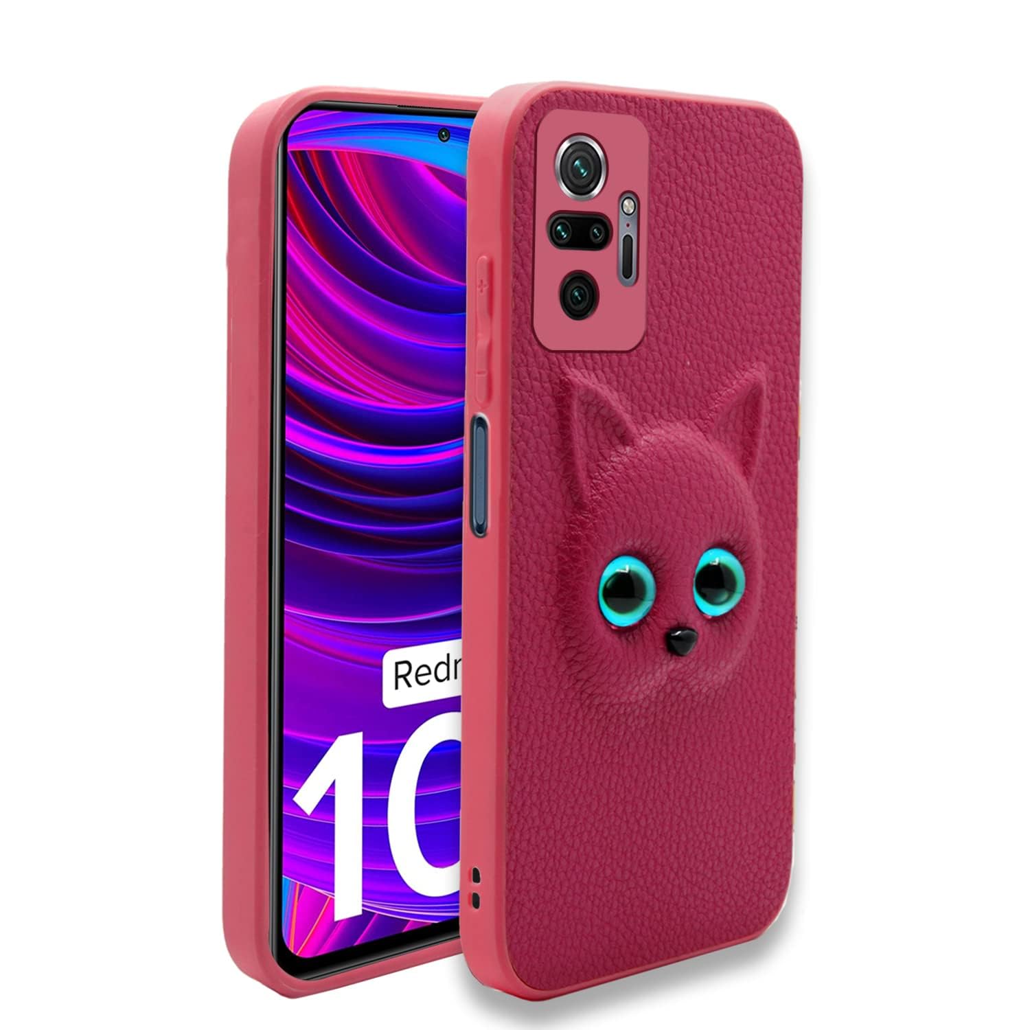 Pikkme Mi Redmi Note 10 Pro/Note 10 Pro Max  Cat Case | Pink